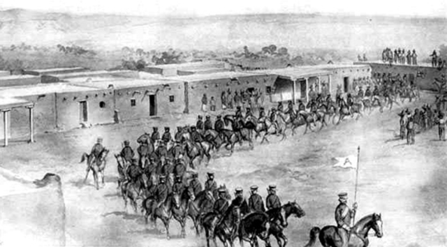 New Mexico claimed by Spanish Explorers