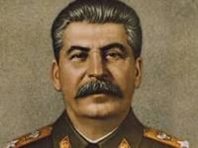 Joseph Stalin's totalitarian government in the Soviet Union