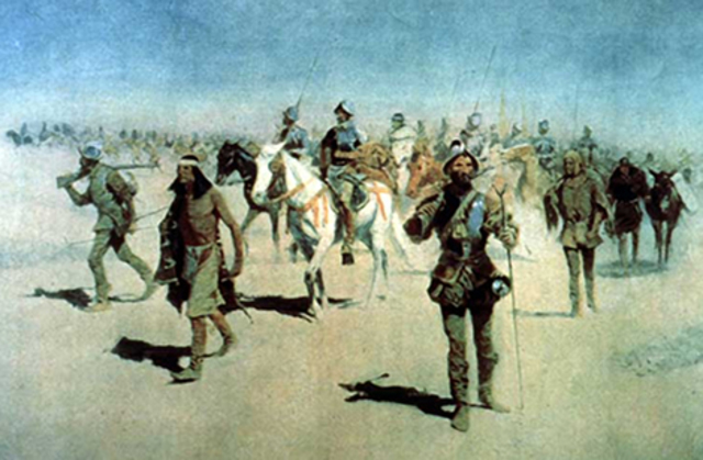 New Mexico claimed by Spanish Explorers