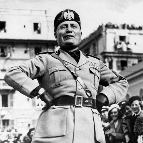 Benito Mussolini's fascist government in Italy