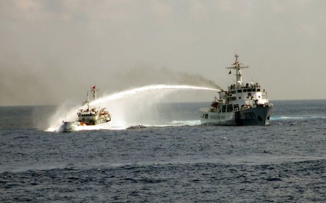 North Vietnamese patrol boat fired on USS Maddox