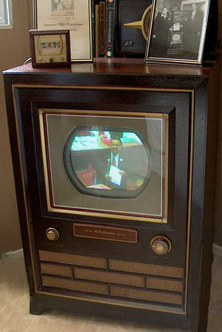The first color televisions go on sale