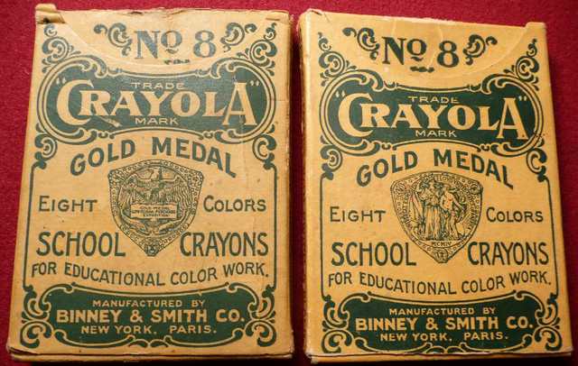 The first Crayons were made