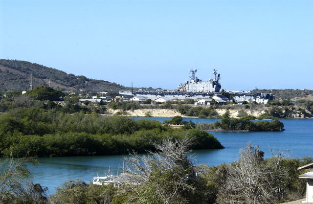 Naval base in Guantánamo Bay, Cuba.