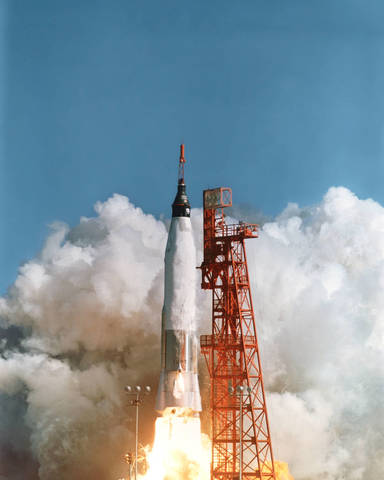 NASA became operational as the U.S. began to ramp up efforts to explore space