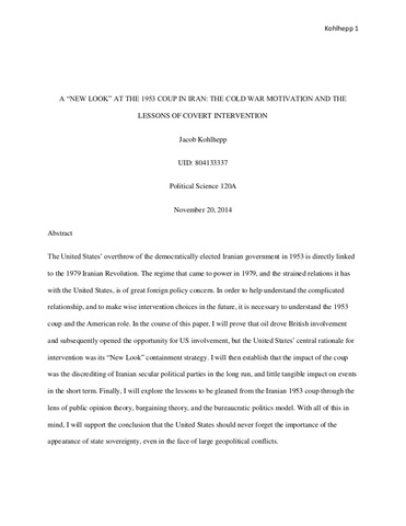 Papers Published the Shahs Decree