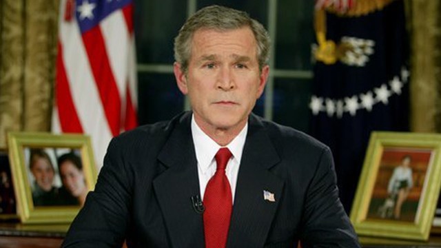 Bush National Address-Declare war on Iraq