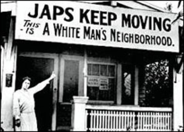 The internment of Japanese Americans during WWII