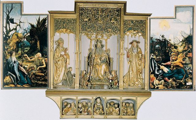 Saksa "Insheimi altar" Matthias Grünewald