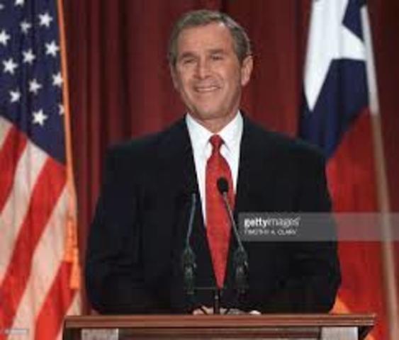 Bush is elected the United States Governor of Texas