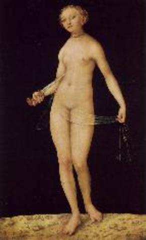 Lucas Cranach. Lucretia (Saksa)
