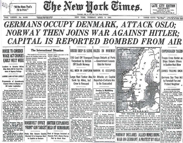 Hitler's invasion of Denmark and Norway