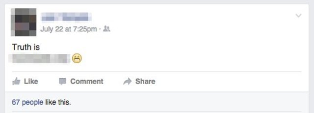 Like My Status For A Truth Is