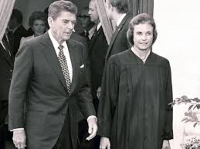 Reagan Appoints Supreme Court Judges