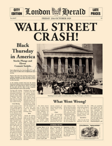 Wall street crash