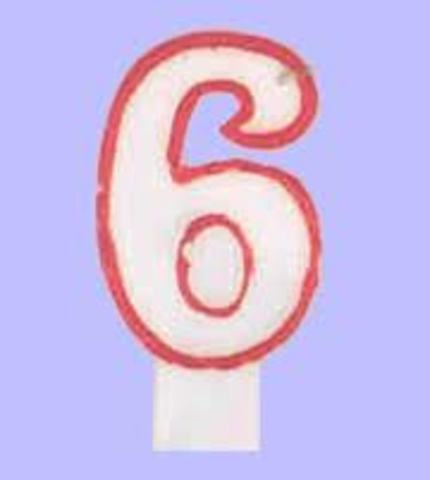 I turn 6!