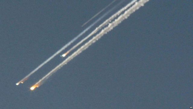 Self-destruction of space shuttle Columbia