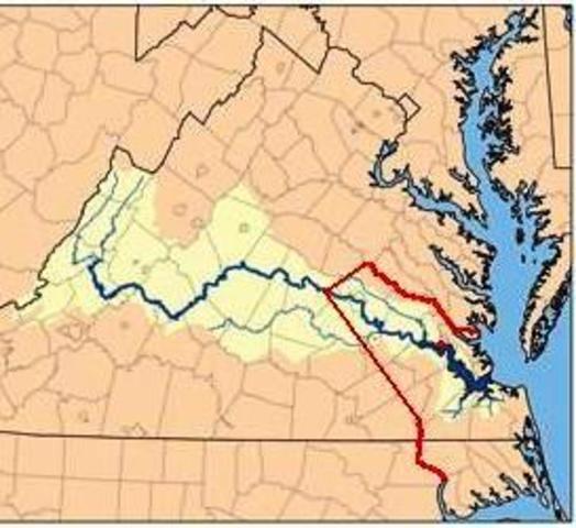 Powhatan Wars Treaty Signed
