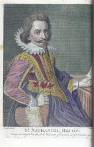 Nathaniel Bacon becomes a member of Virginia Council of State