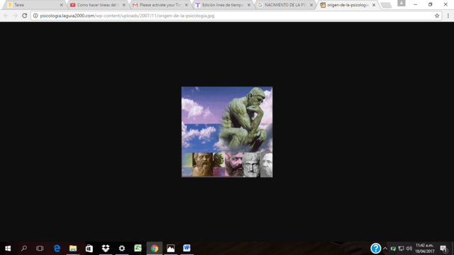 NACIMIENTO DE LA PSICOLOGIA