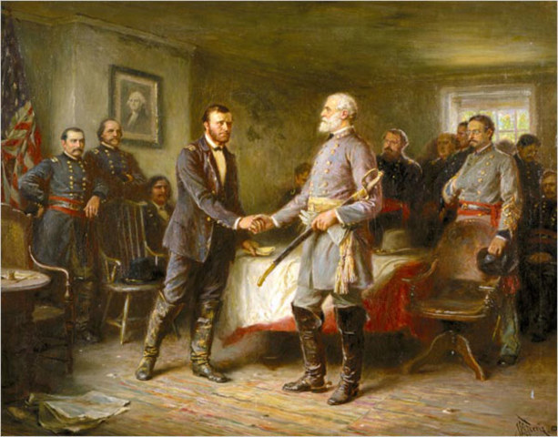 General Lee surrenders