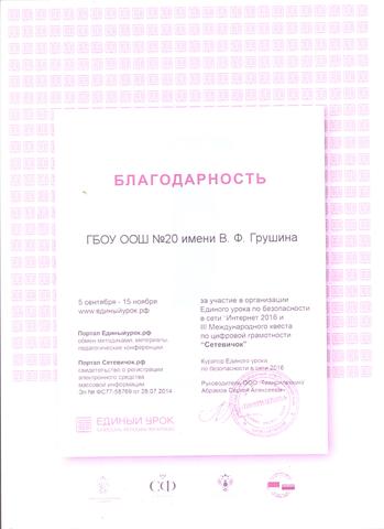 За безопасность в Интернете.