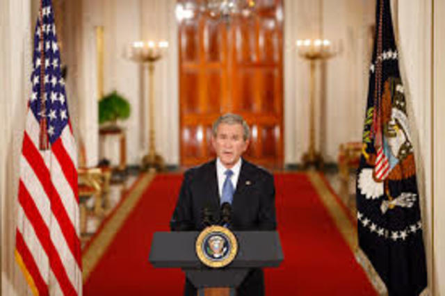 President George W. Bush gives his farewell address to the Nation