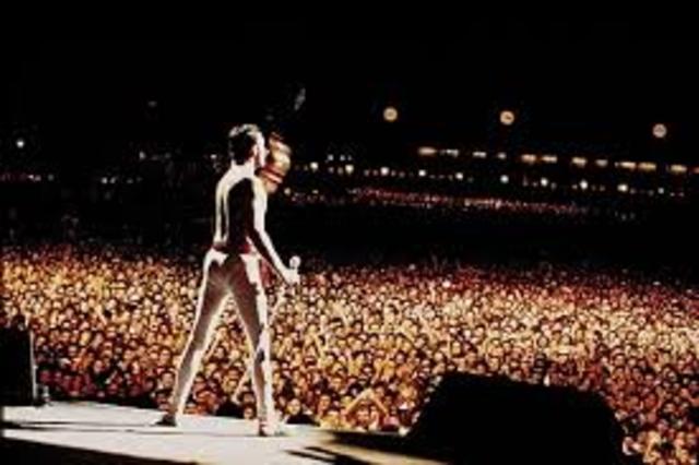La ultima gira de Freddie