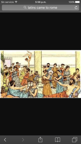 Latins came to rome