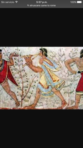 The Etruscans came to rome