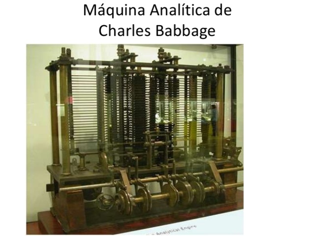 Maquina analítica. Historia de la tecnología.