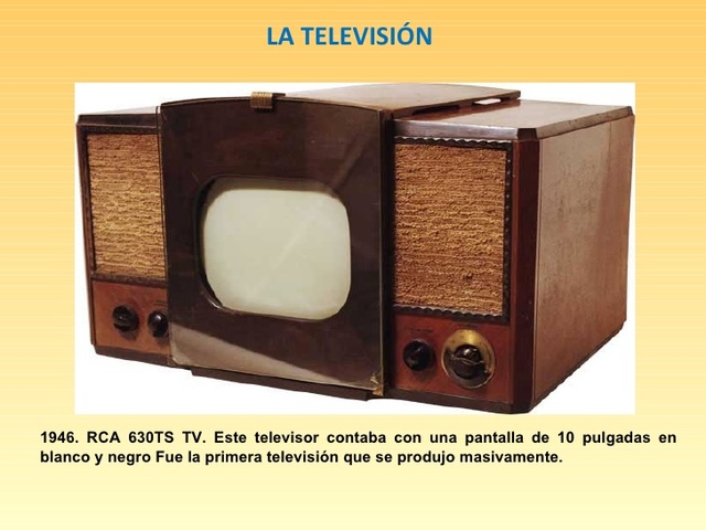 El televisor. Historia de la tecnología.