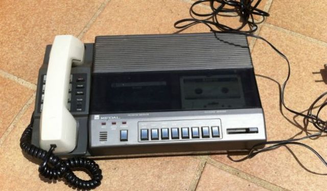 Contestador automatico. Historia de la tecnología.