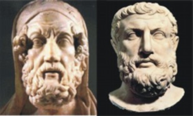 PARMÉNIDES Y JENÓFANES.
