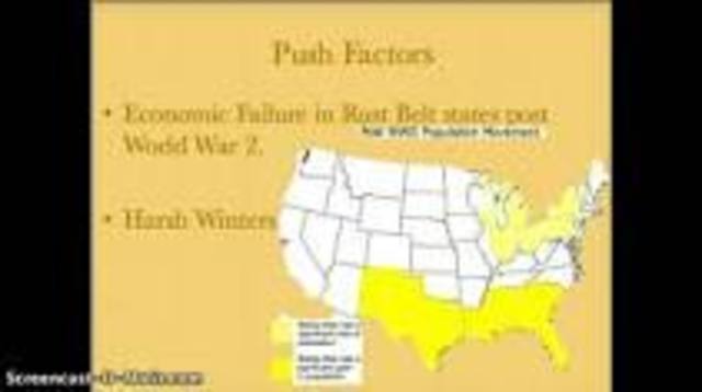 Rust Belt vs Sun Belt