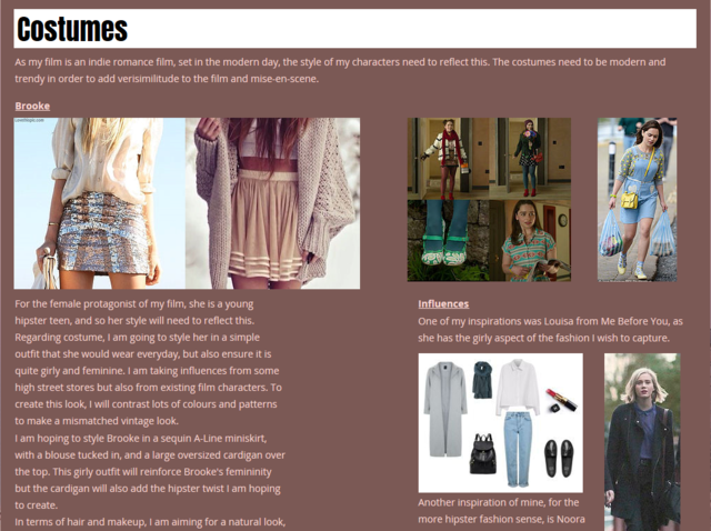 Planning Final Product