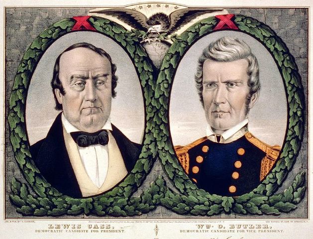 Hero of the Mexican War, defeats Lewis Cass in the presidential election of 1848.