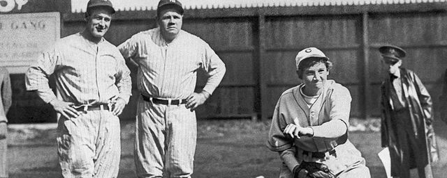 Her First BaseBall game