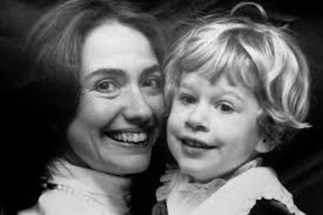 Hillary birthed Chelsea