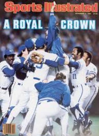 The Kansas City Royals win the 1985 World Series!