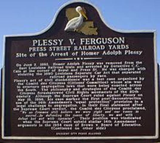 Plessy v. Ferguson Case*