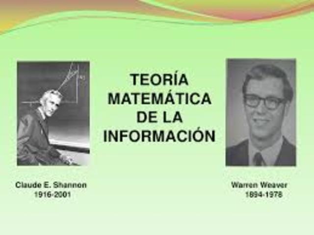 teoría matemática de la comunicación de Claude E. Shannon y Warren Weaver