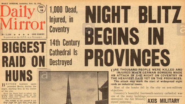 Germany bombed London