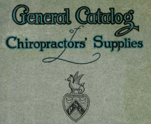 General Catalog for Chiropractic Supplies