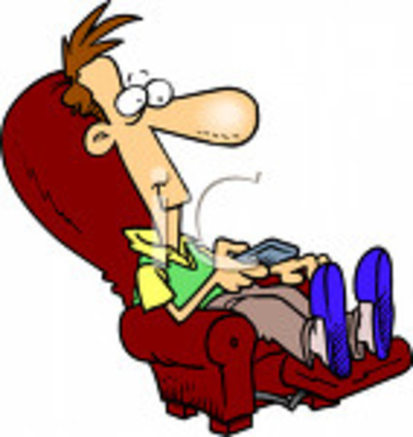 Cornelius Davum reprehendit quod in horto sedet neque laborat.