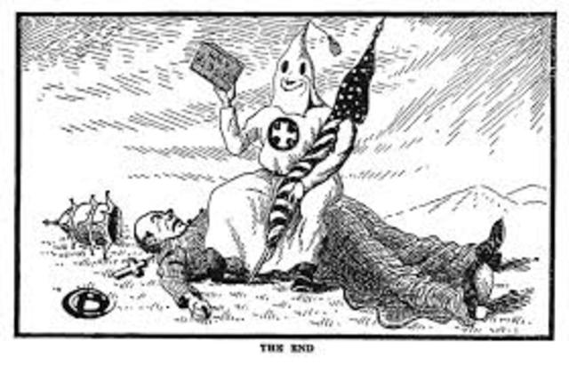 The Ku Klux Klan supported prohibition