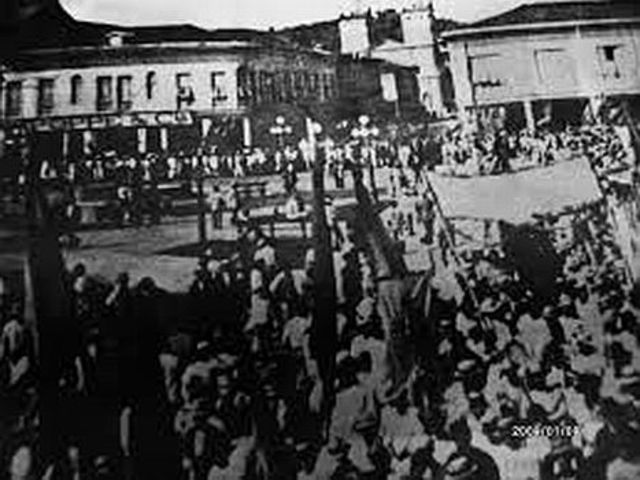 A general strike in 1922 in Italy.