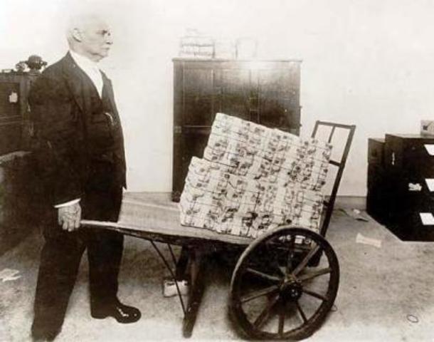 Germany suffered a hyperinflation