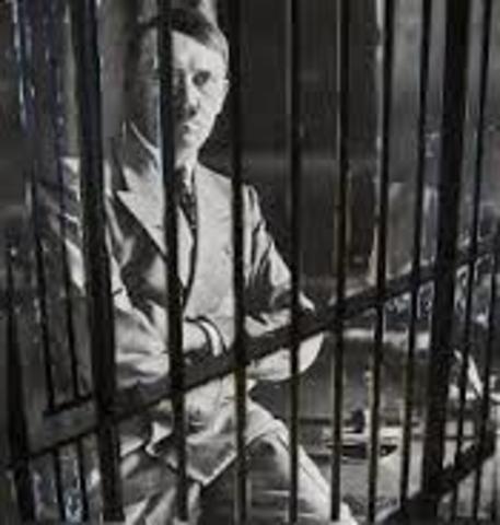Adolf hitler goes to jail