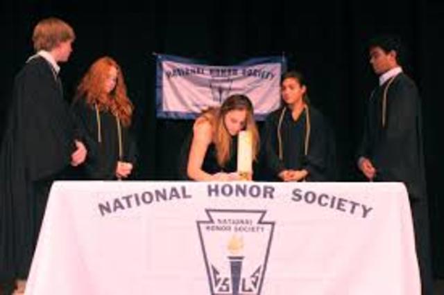 I Became Honor Society President